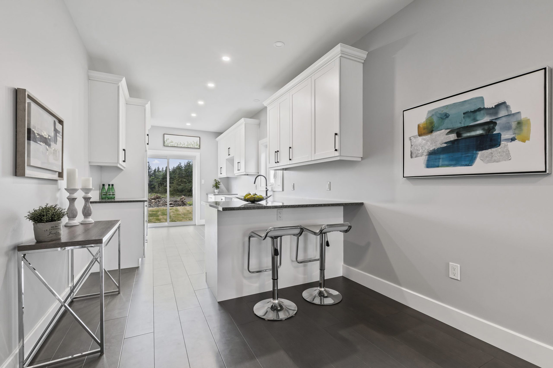 an interior shot of a kitchen which was renovated by your kingston contractor