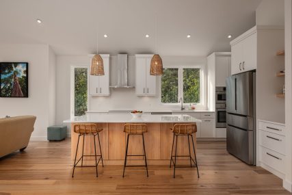 family room - Photo from our custom home built project - Loughborough Lake New Home Build in South Frontenac, Ontario