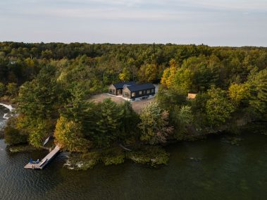 Photo from our custom home built project - Loughborough Lake New Home Build in South Frontenac, Ontario