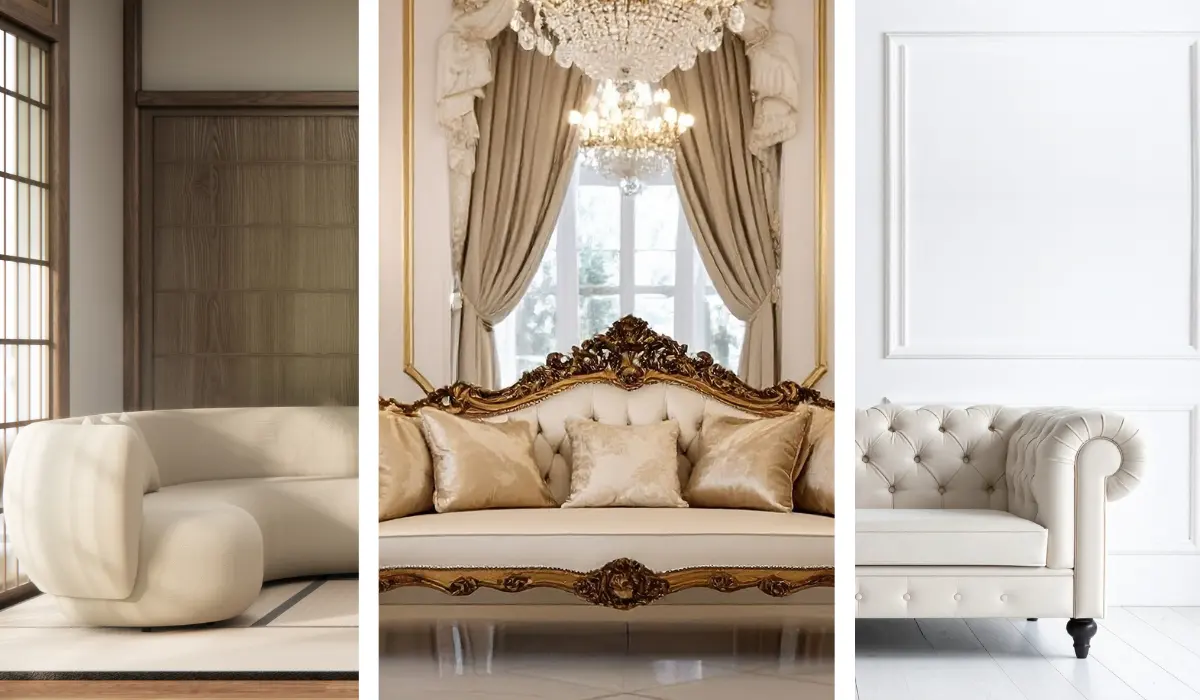 Modern, traditional, and transitional home interior.