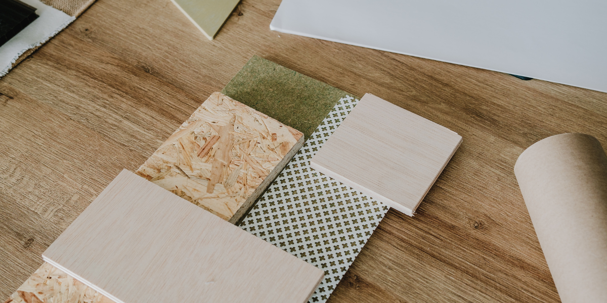 Cabinet material laid out to compare the best option
